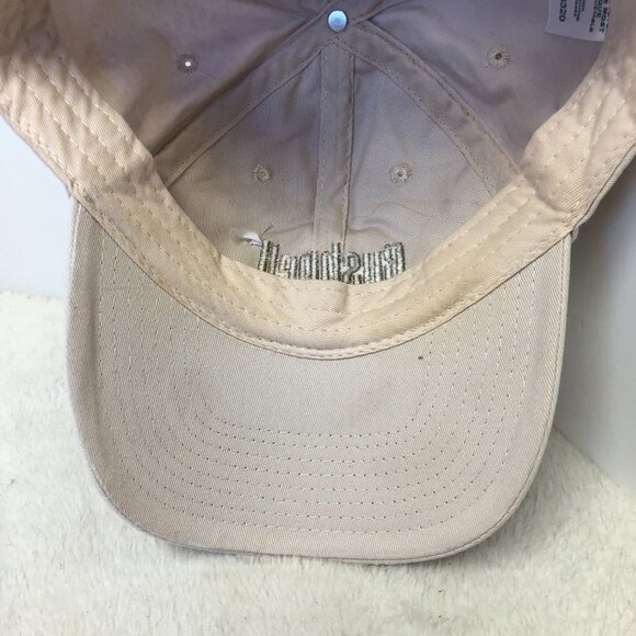 Bushnell Beige Cotton Adjustable Baseball Hat Cap Unisex - Picture 7 of 8